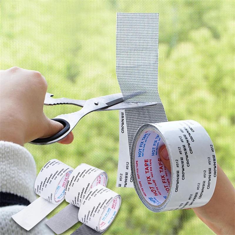 2M Window Screen Tape Anti-Mosquito Screen Repair Subsidy Self-Adhesive Door Curtain Mosquito Net Hole Patch Repair Tapes
