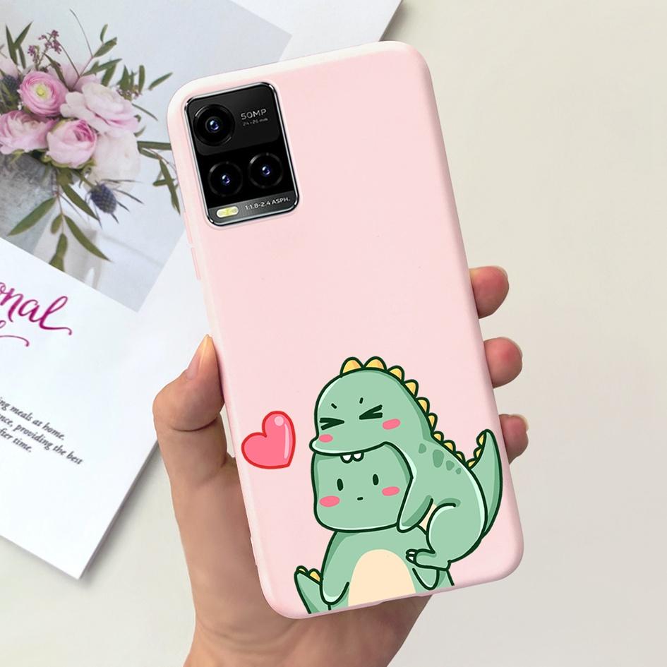 Чехол для Vivo Y21 2021 V2111 Милый Утенок-Астронавт Мягкий Силиконовый Чехол Для Vivo Y21s Y33s 4G Y21t Y33t Y21A V2110 V2135 V2109