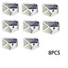 1-12 Pack Solar Lights Outdoor 100 LED Wall Lamp Motion Sensor Lights Waterproof Solar Street Light for Garden Porch Yard Garage
