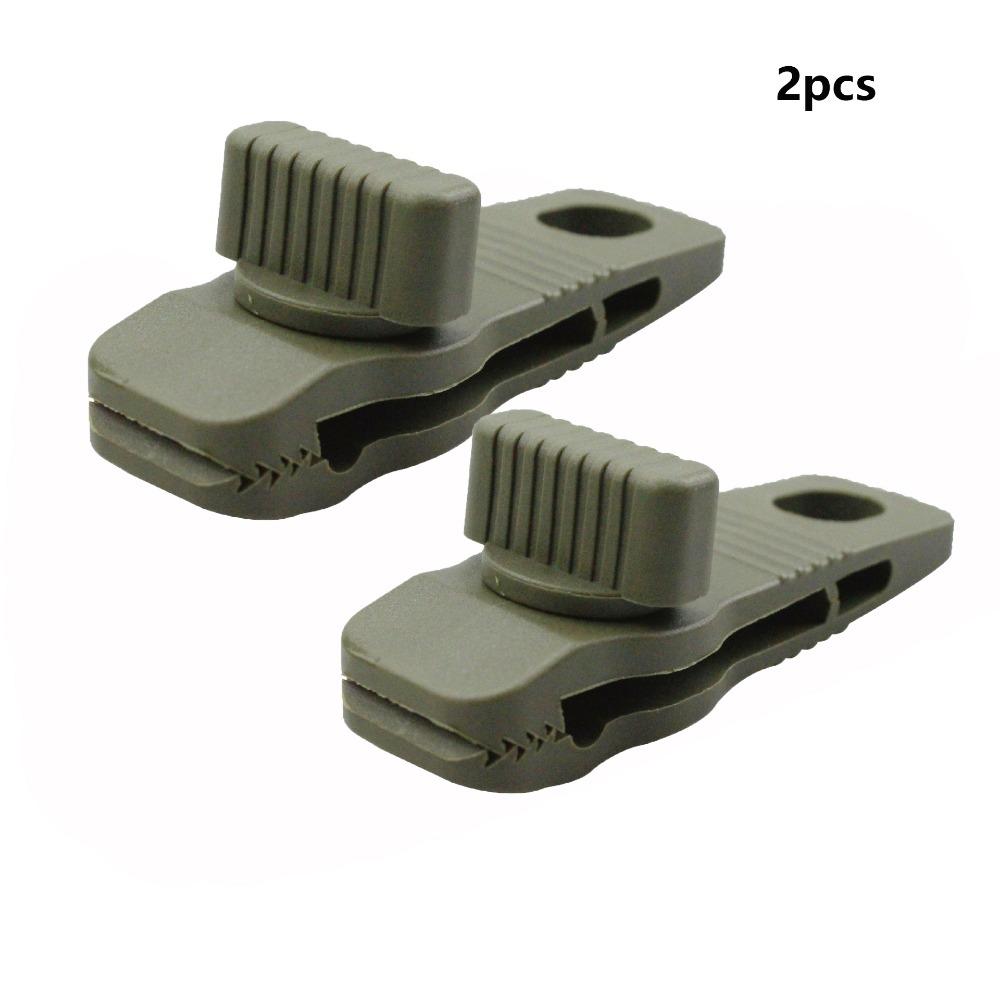 2pcs Nylon Crocodile Windproof Tarp Clamps 4 Colors Rotate Jaw Grip Tarpaulin Fixing Snaps
