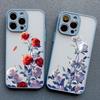 Чехол для телефона с цветком розы для iPhone 11 Чехол iPhone 15 14 Pro Max 11 12 13 Pro Max Mini XR XS X 7 8 14 15 Plus SE2 Ударопрочный чехол