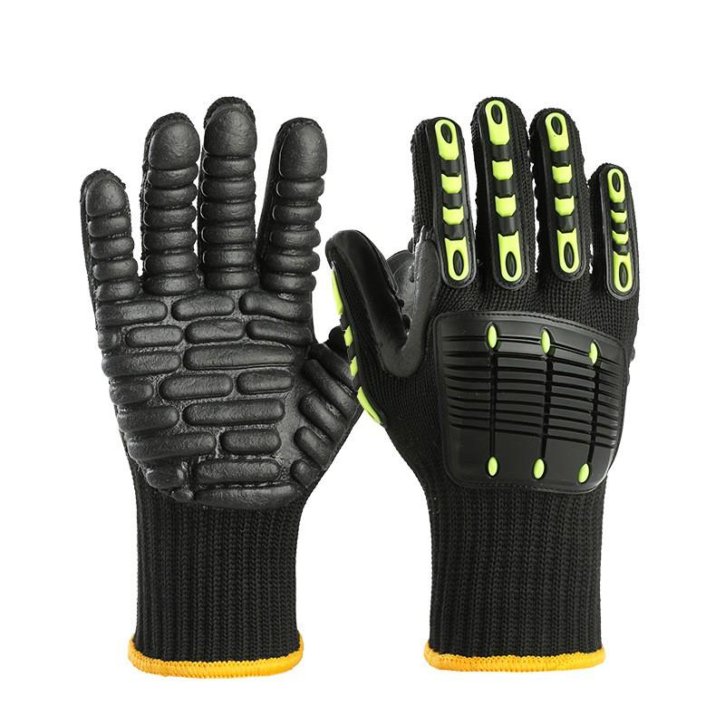 Heavy Duty Impact Resistant Work Gloves With Cut Proof Anti-Slip Grip Cycling Mechanics Winter Use