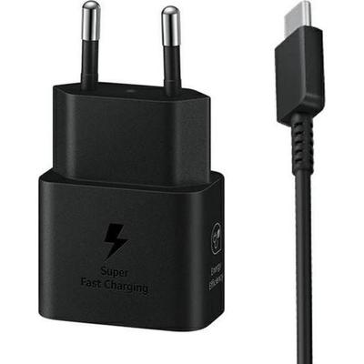 Samsung EP-T2510XW 25W Wall Charger with USB-C Cable, Black