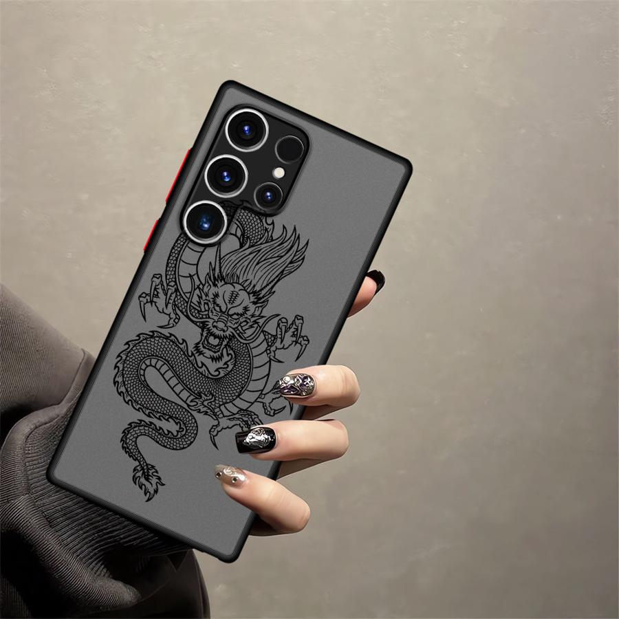 Крутой чехол с тигром и драконом для Samsung Galaxy S25 Ultra S24 Plus S22 S21 S20 FE Note 20 Ultra 10+ S23 FE S26 Funda Задняя крышка телефона