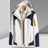 Outdoor Mountain Style Jacket Three-in-one Couple Style Removable Polar Liner Mountaineering Jacket Same Style for Men and Women