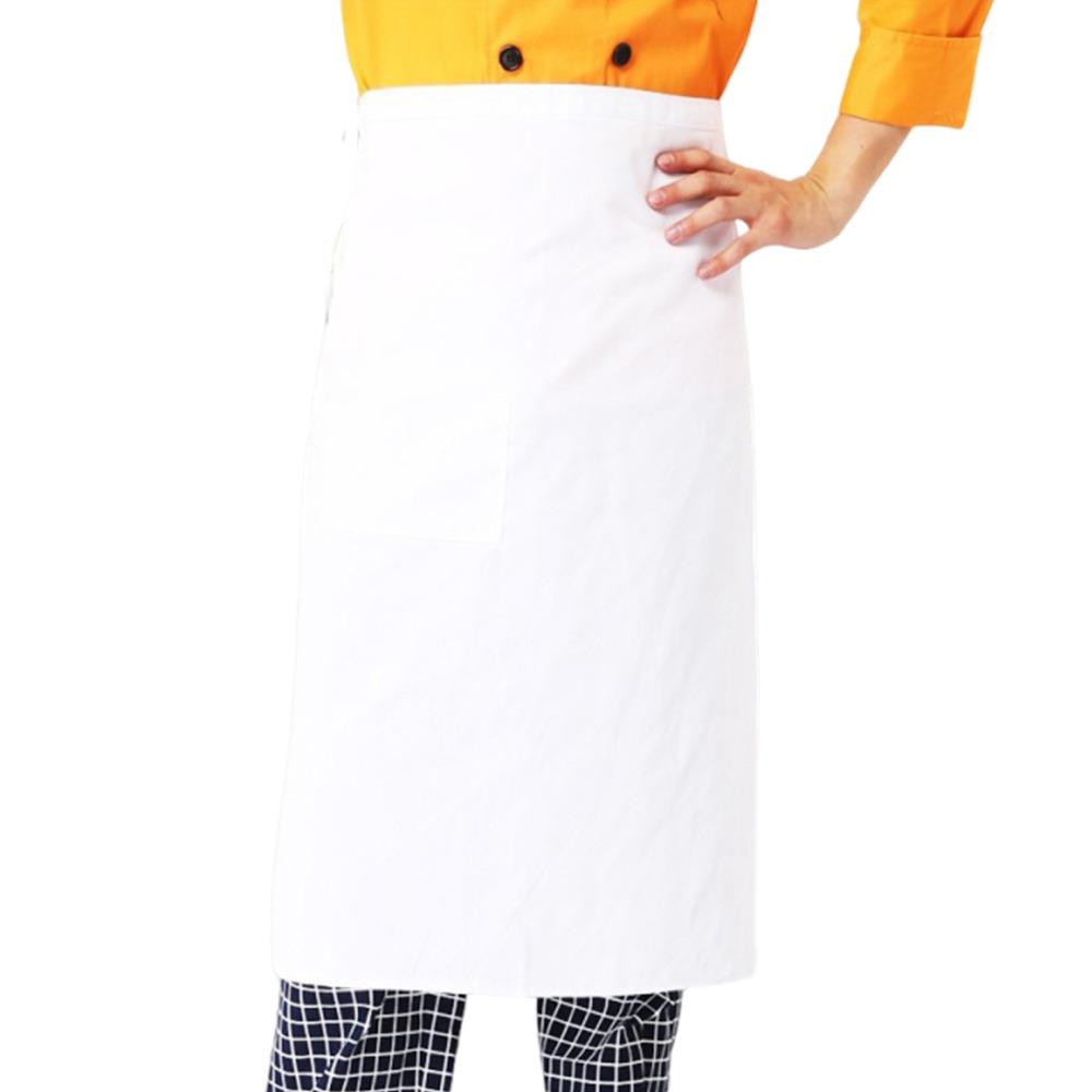 Unisex Waist Apron 3 Pockets Waiter Half Waist Apron New Short Half Waist Apron  Cafe Shop