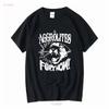 Винтажная футболка THE AGGROLITES FURY NOW Хлопок Черный Все Размеры MM1309 с длинным или коротким рукавом винтажная Стирка Дышащая