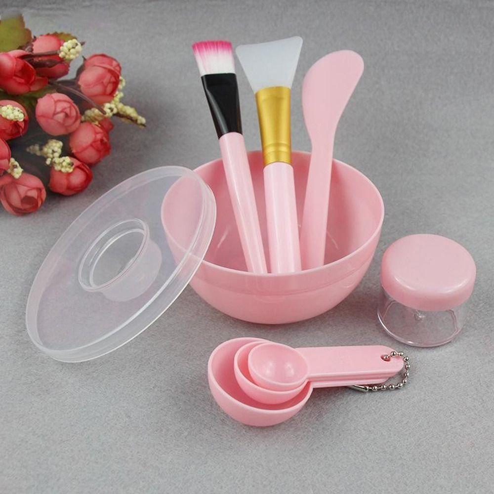 DIY Face Mask Mixing Bowl Set Silicone Facemask Mixing Tool Makeup Brushes Woman Facial Tools