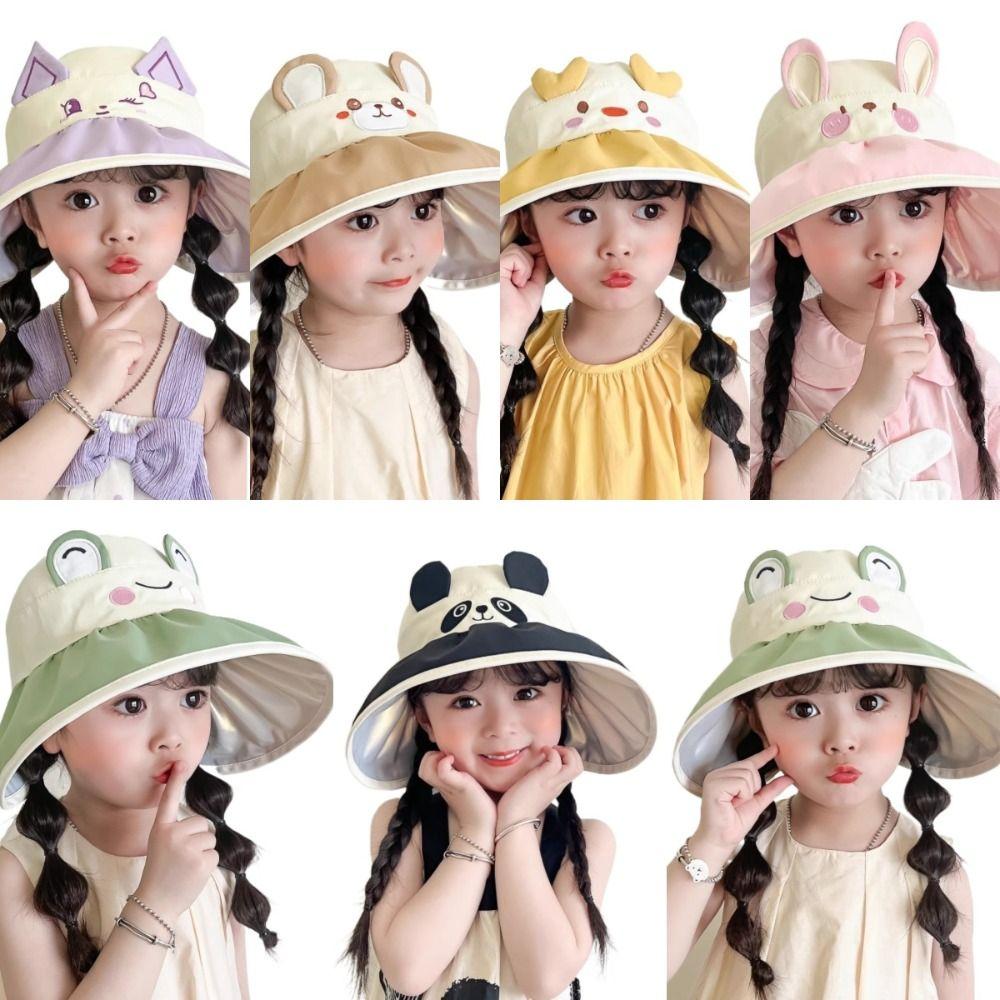 Empty Top UV Protection Hat Thin Design Fisherman Cap Fashion Design Children's Caps Travel