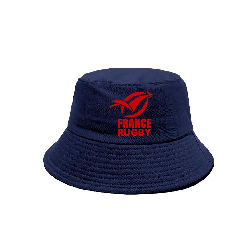 France Rugby Bucket Hat Cap Unisex Women Unisex Panama Cap Outdoor Summer Adjustable France Rugby Bob Caps MZ