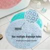 Round Anti-Slip Shower Mat with Suction Cups - Bathroom Floor Massage Pad