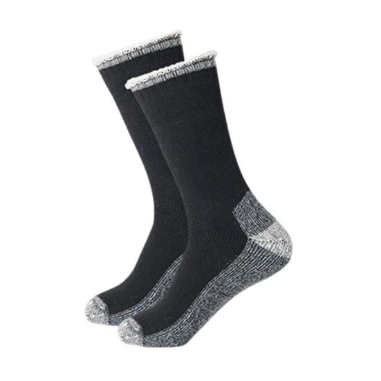 1/4/5 Pairs Wool Socks Men's Wool Hiking Socks Warm Soft Winter Casual Crew Moisture-Wicking Socks for Indoors Outdoors
