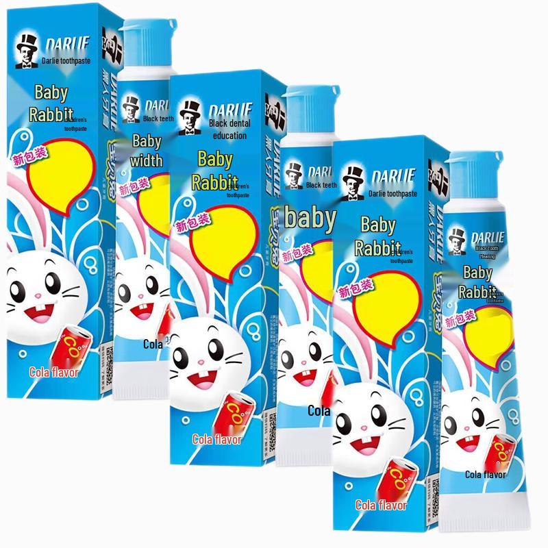 Darlie Baby Rabbit Kids Toothpaste, Cola (3x40g)