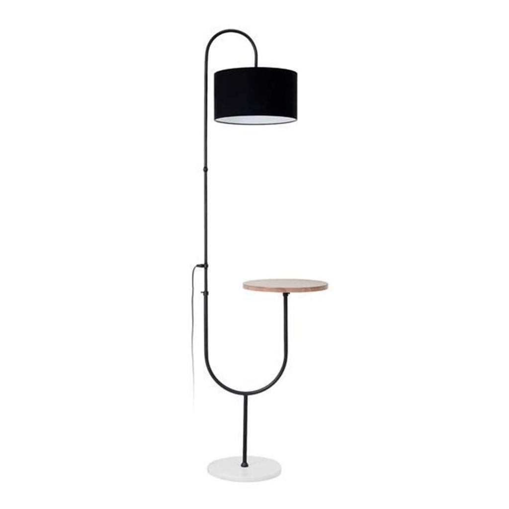 Safir Light Oslo Журнальный столик на мраморной ножке Торшер Черный