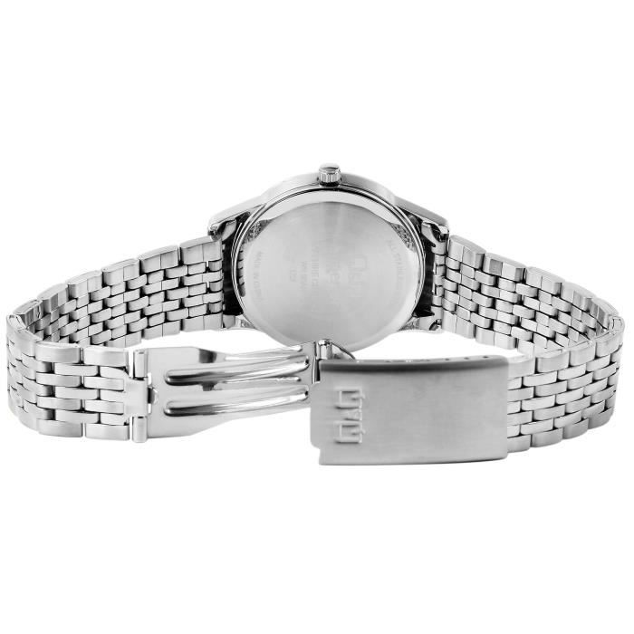 Montre homme - Q&Q - Superior - 40 mm - Acier inoxydable - Verre saphir