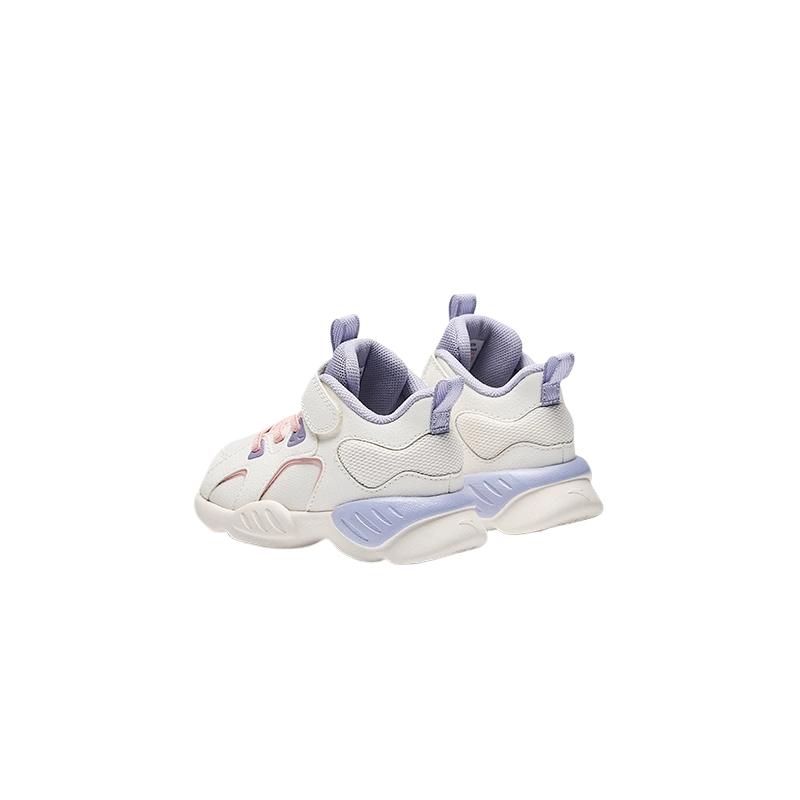 Anta Kids Comfortable Durable Non-Slip Low-Top Walking Shoes Baby Shoes Ivory-White Apricot-Pink Purple 322440022-1
