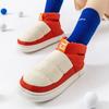 Водонепроницаемые теплые зимние ботинки из пуха для мужчин и женщин 2025 года, зимние плюшевые теплые хлопковые туфли, удобная мягкая подошва, домашние тапочки для пары