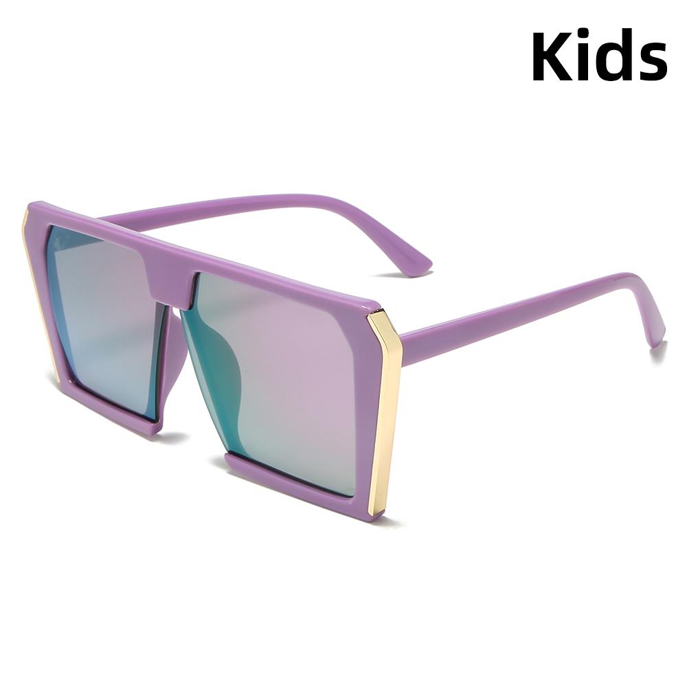 THREE HIPPOS Sun Glasses Women Plastic UV 400 Custom Logo 2020 New Arrivals Big Oversize Shades Mirror Flat Top Square Sunglass
