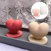 Creative Love Candle Silicone Mold DIY Handmade Heart Shaped Soap Candle Making 3D Mold Valentine's Day Gift Accessories