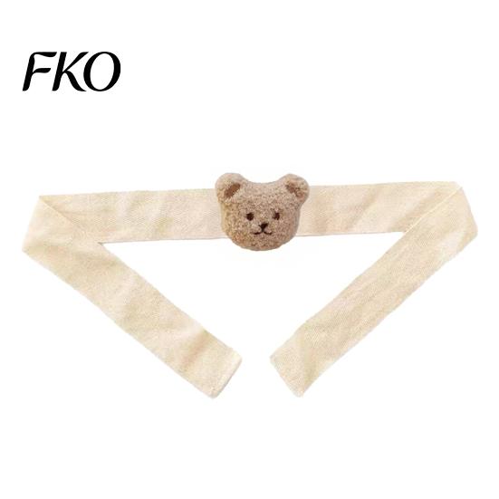 Soft Fabric Curtain Tieback Cartoon Animal Tieback, Cute Lion Bear Tie, Adjustable Holder Strap Flower for Baby Room Nursery