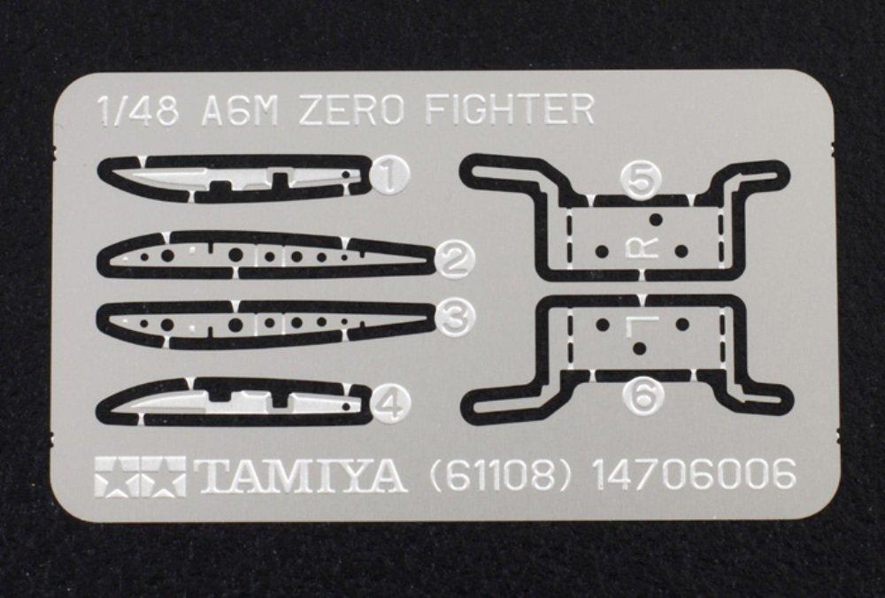 Tamiya Masterpiece Aircraft Series 108 Imperial Japanese Navy Mitsubishi Zero Fighter Type Plastic Model Kit 61108 1/48 No. 22/22A