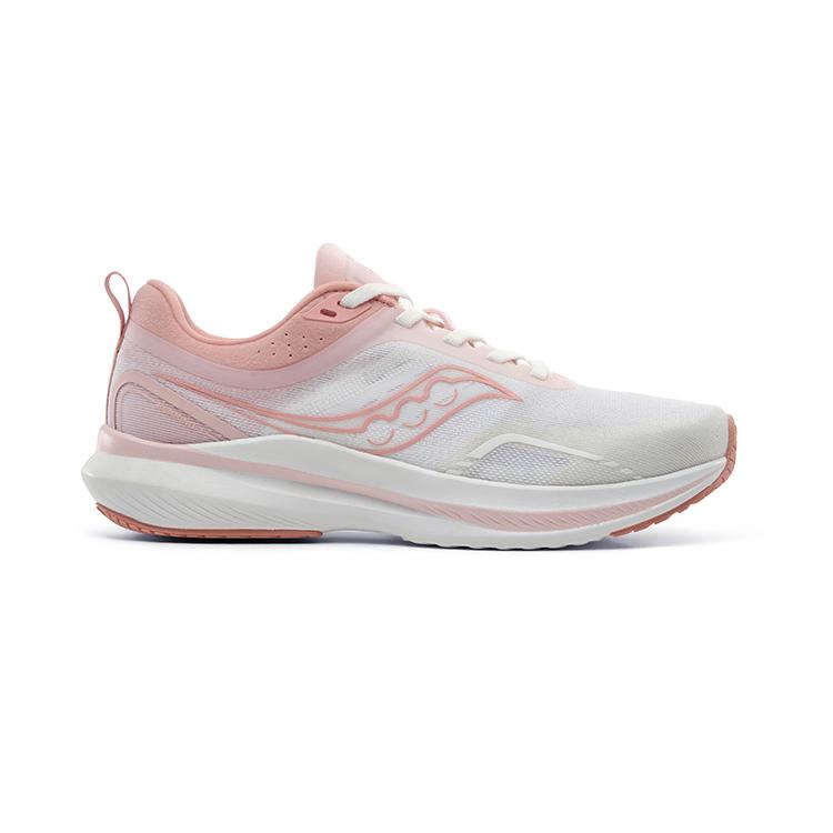 SAUCONY Поющий колибри 3 Амортизирующие Нескользящие Низкие Кроссовки для бега Женские Белый Розовый S18189-1