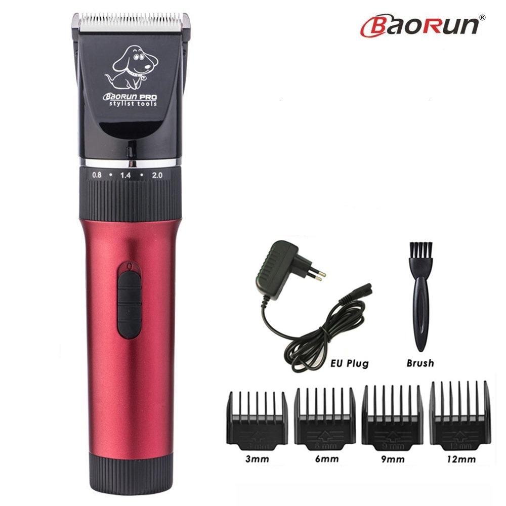 BaoRun P6 Professional Dog Hair Trimmer Rechargeable Pet Cat Grooming Clipper Shaver Low-noise Electric Cutters Haircut Machine