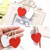 10 PCS Heart Heart Shaped Chalkboard Colorful Mini Wooden Hanging Blackboard for Signs