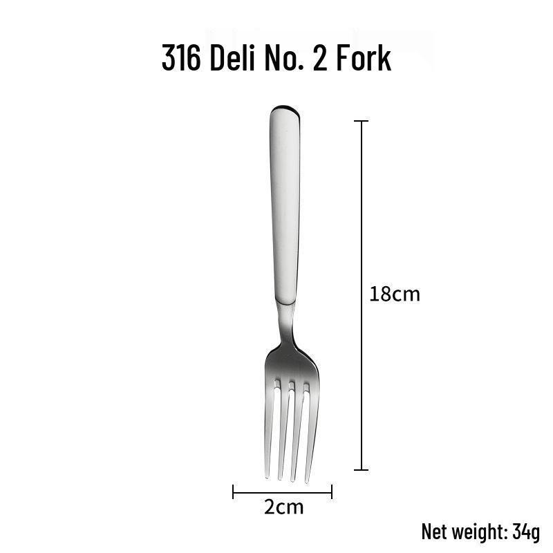 Набор столовых приборов из нержавеющей стали 316: Суповая ложка, Фруктовая вилка, Половник, Скребок для западной кухни