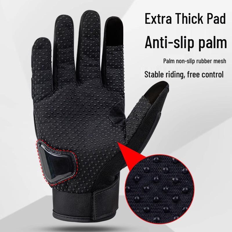 Дышащие мотоциклетные перчатки: Половина и полные пальцы, защита от падений, защита от солнца для летней езды