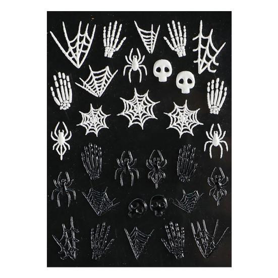 Наклейка для маникюра съемная, несколько стилей, декоративная