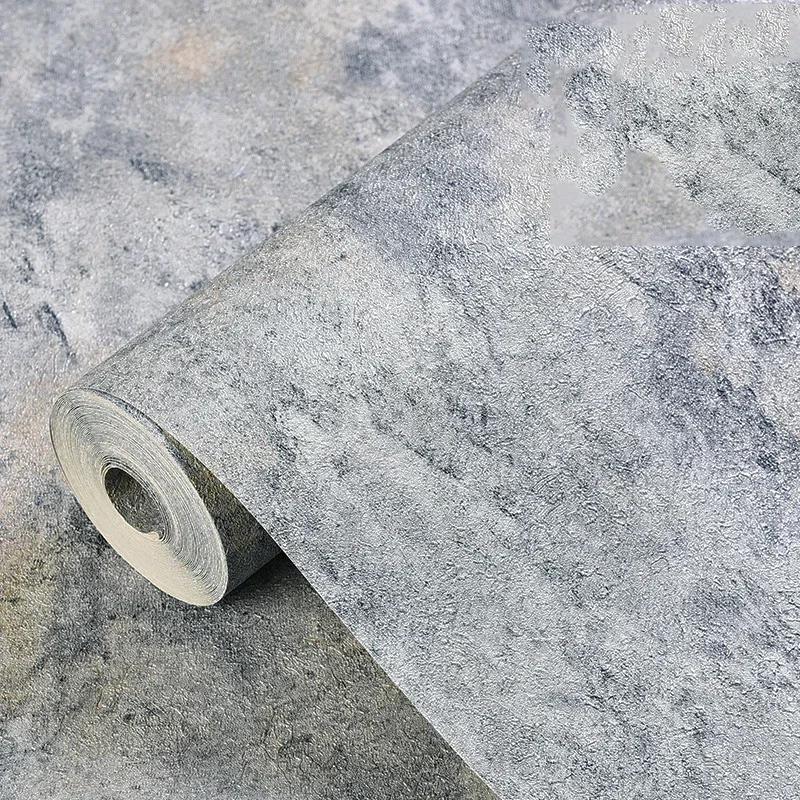 Обои в скандинавском стиле, серый цемент, современные простые однотонные обои для спальни, гостиной, диатомовая глина, индустриальный стиль