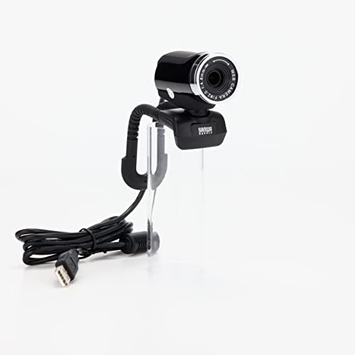 SANWA SUPPLY CMS-V37BK USB-подключенная веб-камера FULL HD 2 мегапикселя со встроенным микрофоном, черная