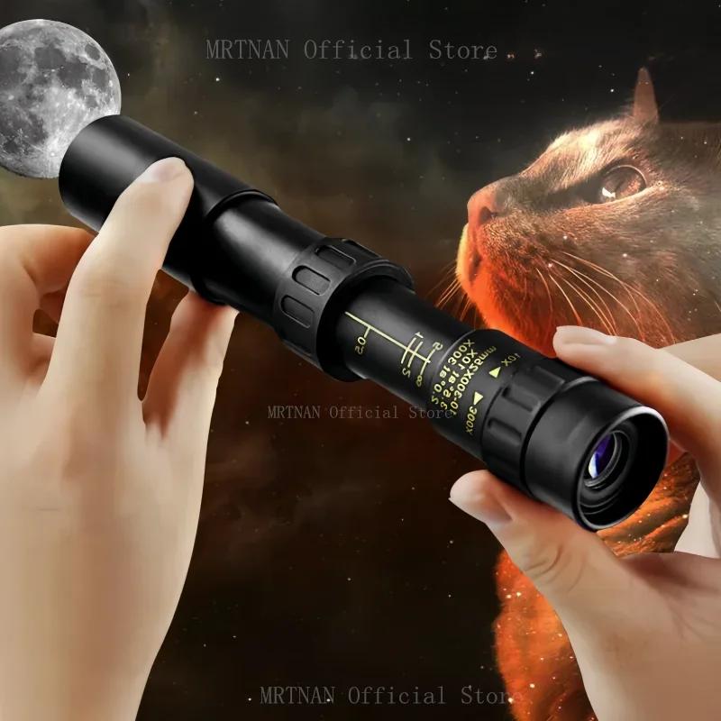 Телескоп 10-300x40 HD Портативный Прочный Бинокль Дальнего Действия Профессиональный Монокль Низкая Ночная Видимость Для Охоты
