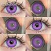 Eyeshare Colored Contact Lenses 2pcs Hybrid Eyes for Brown Iris Natural Yearly Lens 14.2mm Soft Contact Lenses