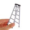 1:12 Dollhouse Mini Plastic Ladder Model Dollhouse Furniture Ladder Decor Toy Accessories Micro Scene Construction Props
