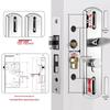 Auben A18L Silent Lever Handle Interior Door Lock