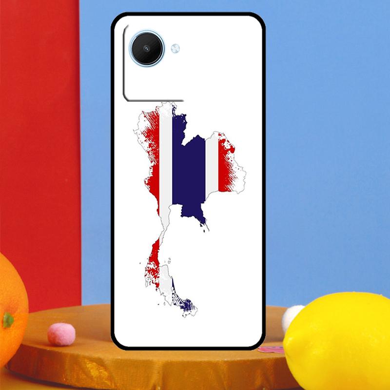 Карта с флагом Таиланда для Realme 15 Pro 10 11 12 13 14 Pro Plus GT6 GT7 C61 C67 C63 C71 C55 C51 C65 C53 C75 Чехол