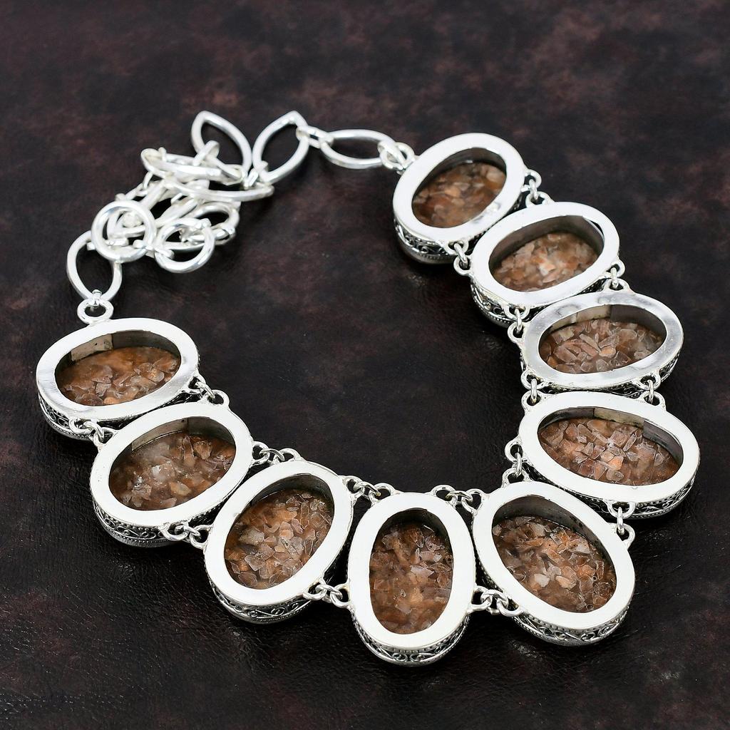 Ожерелье из солнечного камня, винтажное ожерелье, ювелирные изделия из драгоценных камней, ожерелье из стерлингового серебра 925 пробы, регулируемая цепочка, ожерелье, подарок для женщин, ожерелье ручной работы