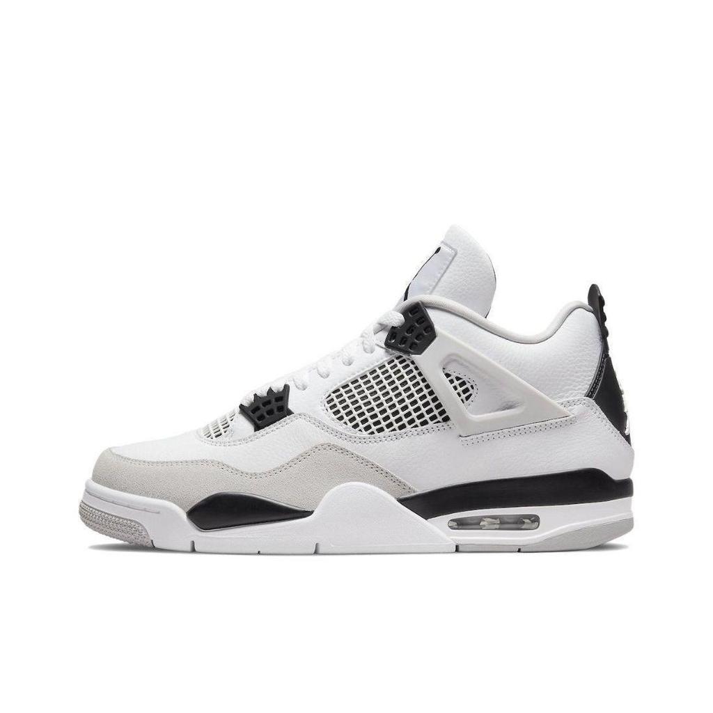 Спортивные баскетбольные кроссовки AJ4 - White Cement, Oreo, Midnight Blue, Унисекс