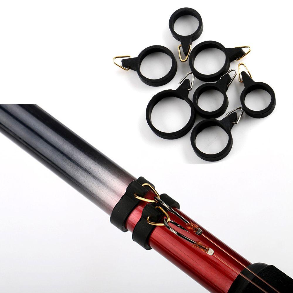 Quality Rubber Rings Plastic Rubber S M L Fishing Gear Safe Hanger Hook Secure Holder Lures Holders