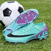 Новые юношеские футбольные бутсы и кроссовки Ученики средней школы трава длинные шипы мужские сломанные шипы зеленый оттенок тренировочные кроссовки прямая партия