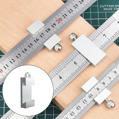 Стальная линейка Позиционирующий блок Разметочный инструмент Измерительный Металлические Углы Разметочные инструменты Линейные Маркировочные Калибры Для Фиксаторов Линейки