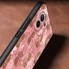 Чехол для телефона для Xiaomi Mi 15 14 13 12 11 Lite 14T 13T 12T 11T Pro Poco X7 X6 X5 X3 Pro F6 F5 F4 Чехол Модный Золотой Розовый Мрамор