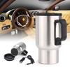 Чайник из нержавеющей стали, дорожный автомобильный горшок, прикуриватель, вода 12 В, 450 мл