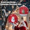 Надувные Рождественские Украшения Гигантские Уличные Рождественские ПВХ Шары Украшения Устойчивые к Погоде Домашний Декор для Праздничных Мероприятий