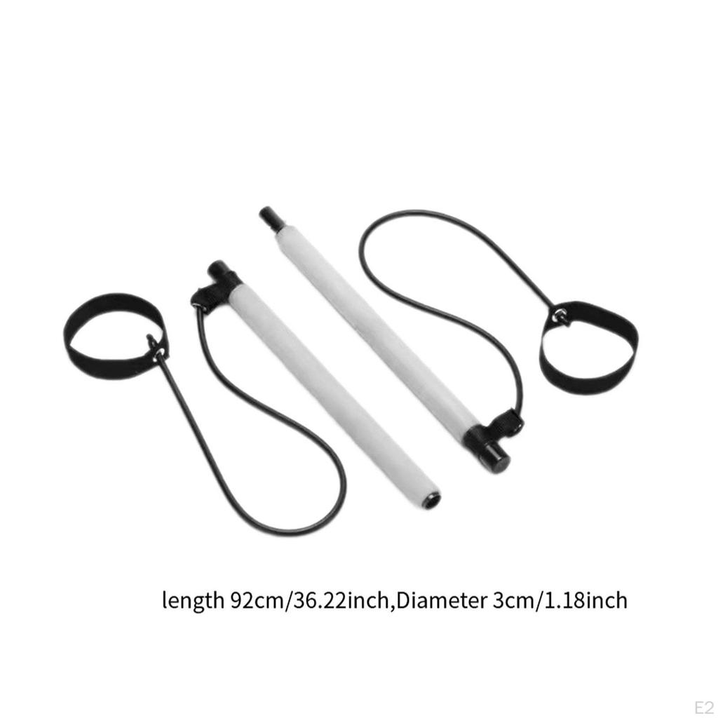 Секция пилатес-бара с эспандерами для домашнего фитнеса