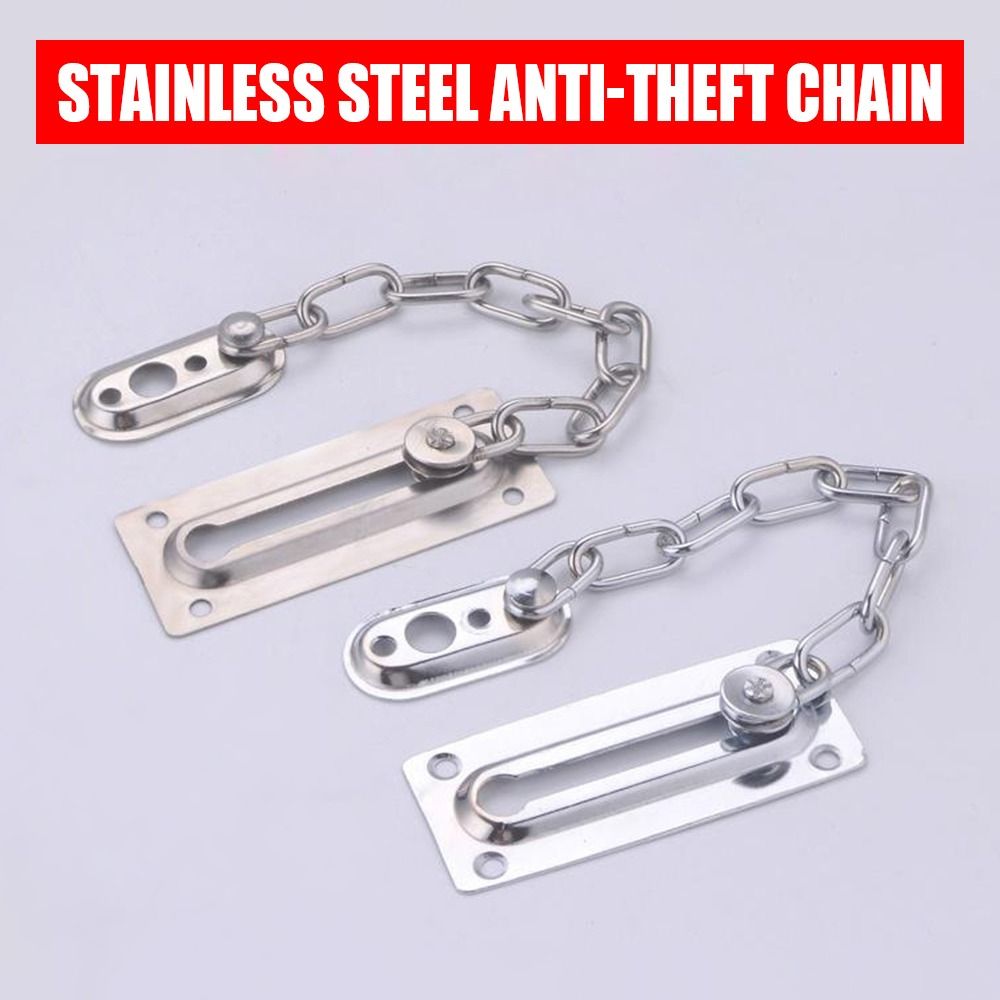 Window Security Lock Stainless Steel Safety Door Bolts Door Chain Guard Latch Door Hardware