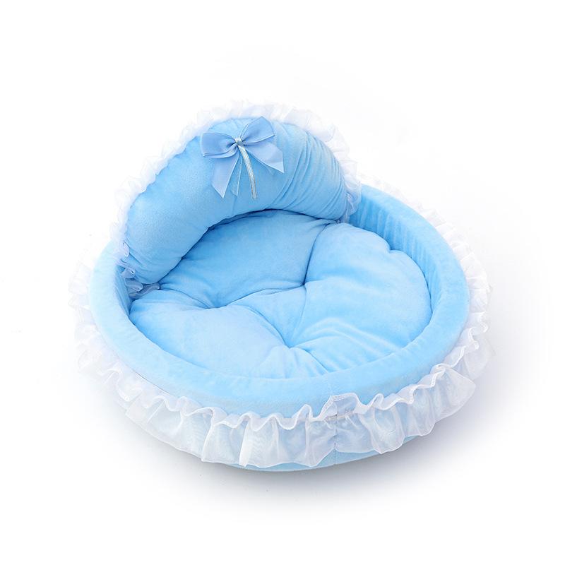 New Cute Princess Bed Pet Nest Cat Supplies Cat Kennel All Seasons Soft and Comfortable Dog Kennel