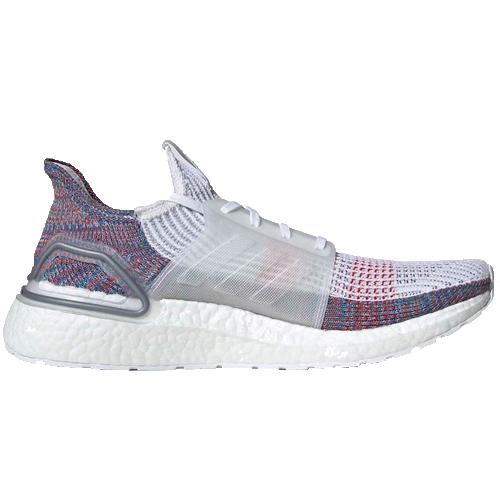Adidas UltraBoost 19 'Refract' (Unisex) Cloud White / Crystal White / Blue Running Shoes B37708